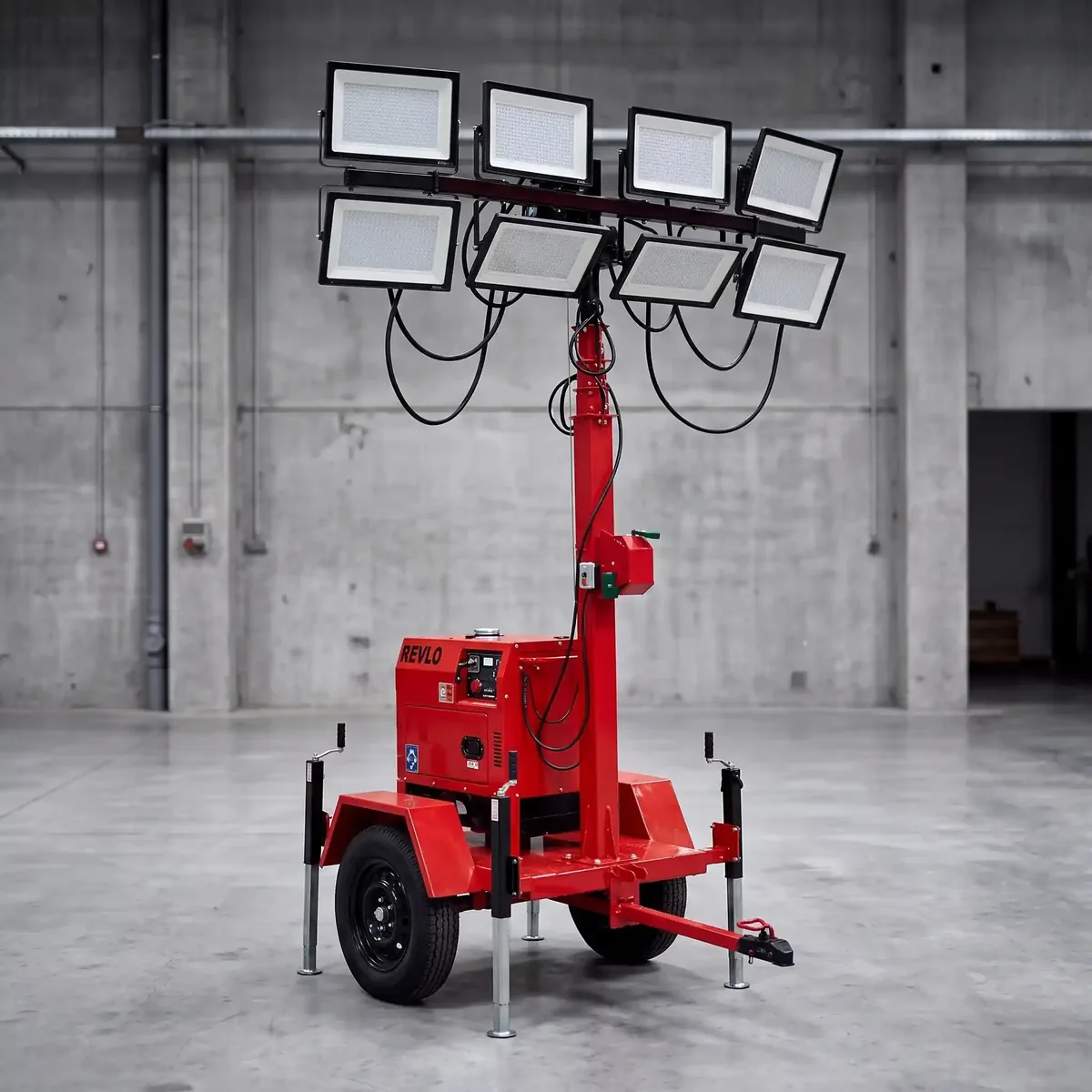 Torre de iluminação a diesel Revlo RV 4800